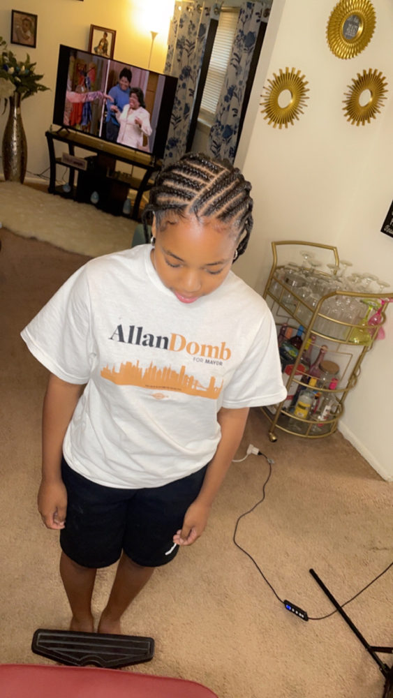 Front Braids, Individual In Back
