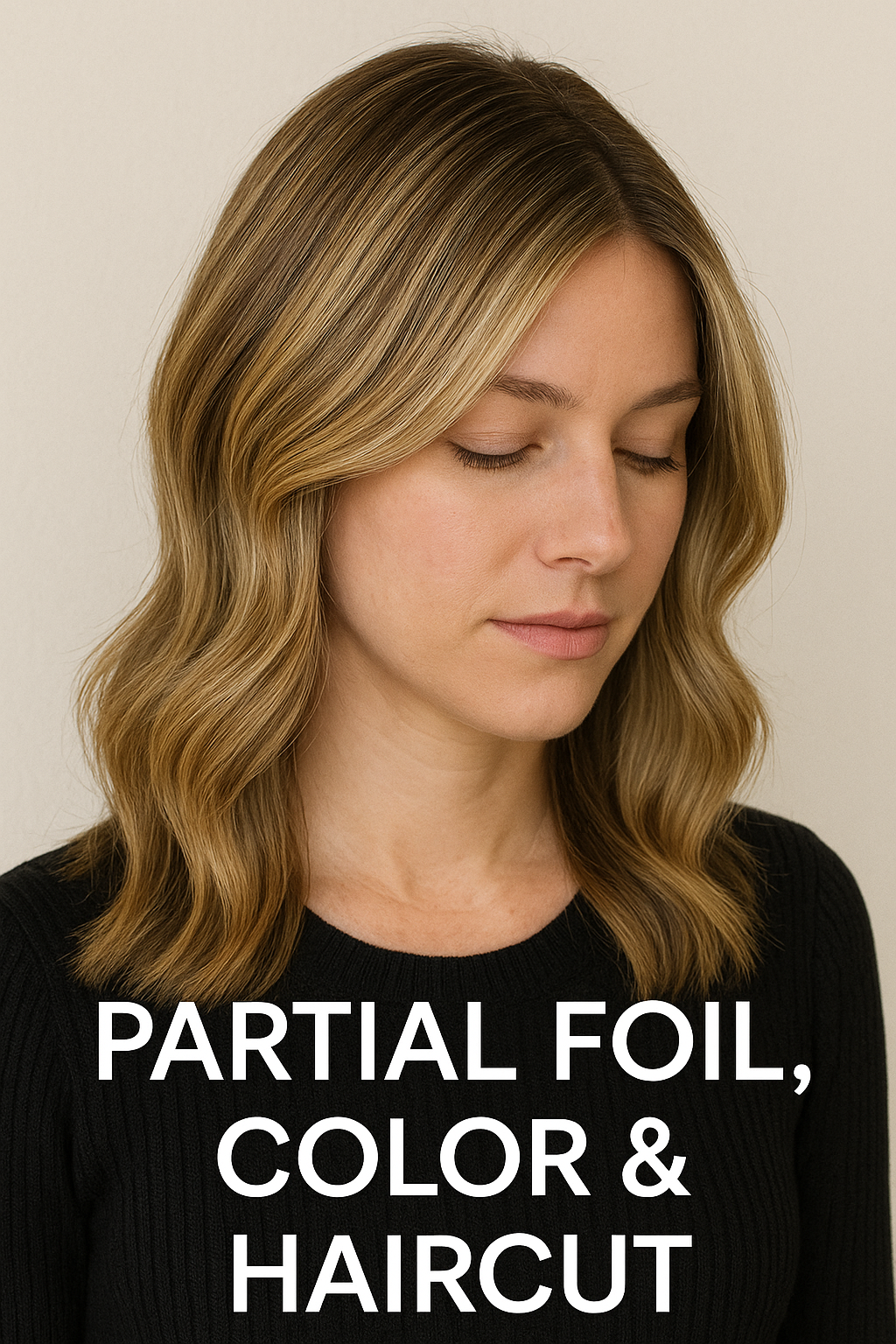 Partial Highlight + Color + Haircut