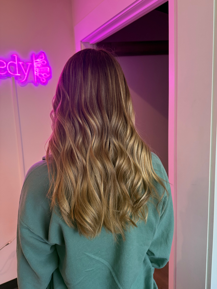 Full head balayage