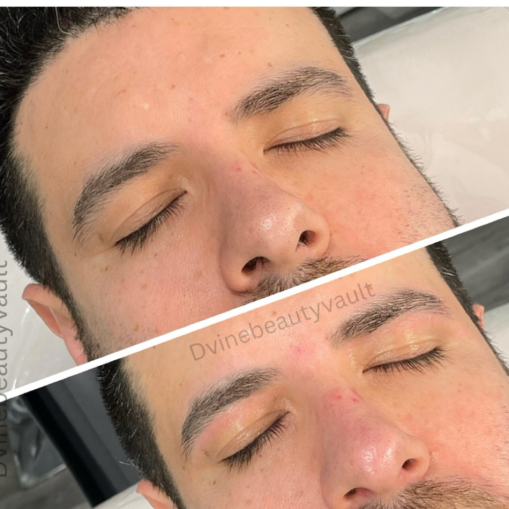 Men’s Brow Clean-up at D’vine Beauty Vault in Oak Lawn, IL