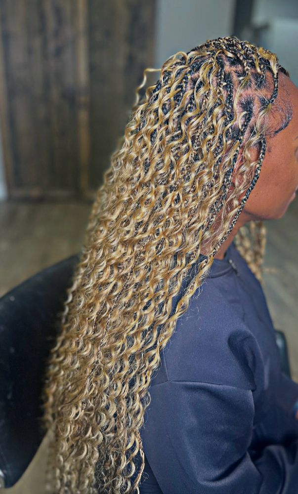 Boho Knotless Braids