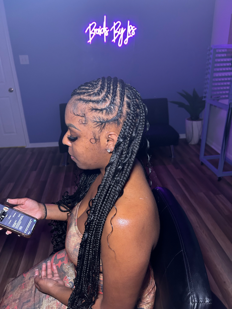 Fulani Lemonade Braids (boho)
