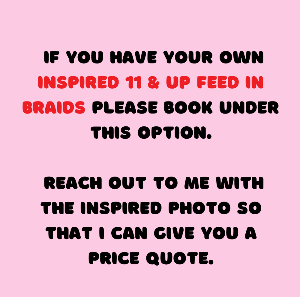 INSPIRED 11 & UP STITCH BRAIDS