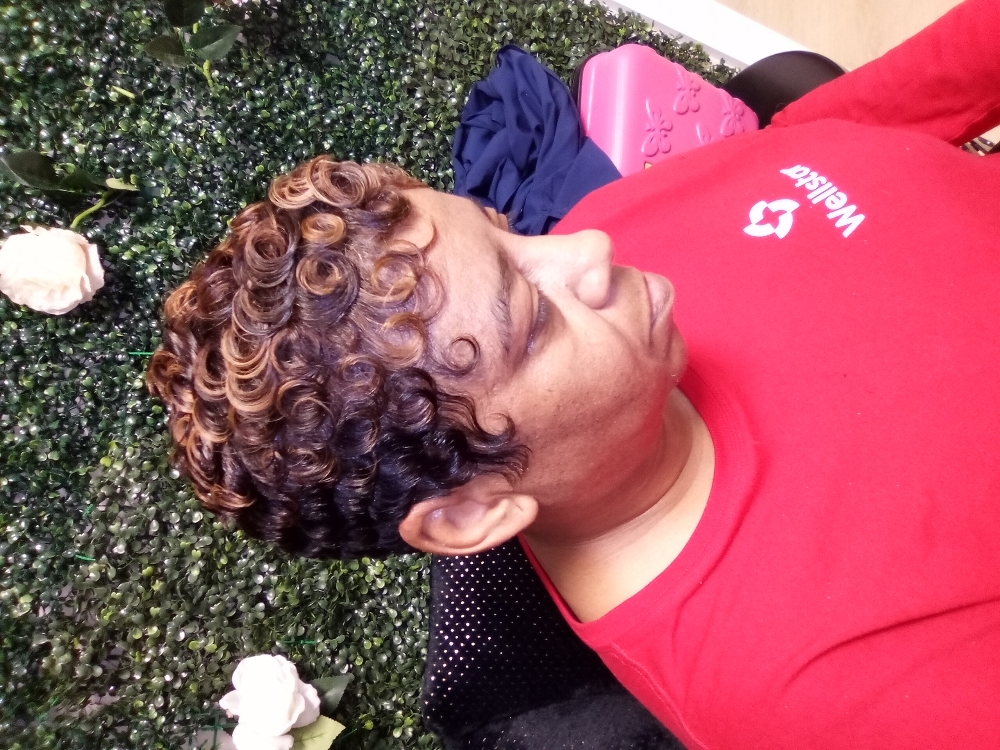 Relaxer & Shampoo Style at Pretti Millionaires & Co. LLC. in Decatur, GA