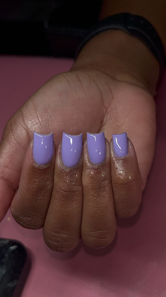 Short Fill With Gel Polish