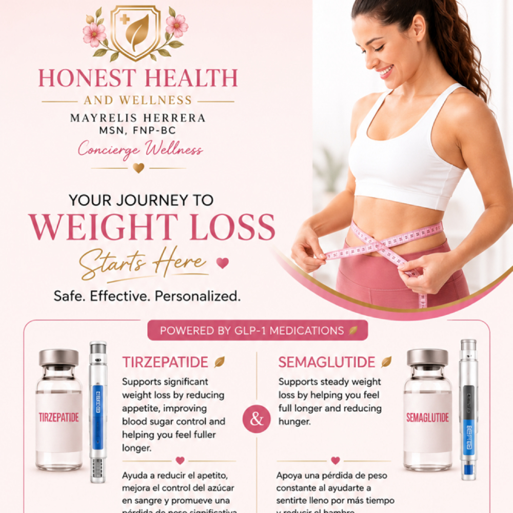 Weight Loss |Pérdida De Peso at Honest Health and Wellness in Homestead, FL