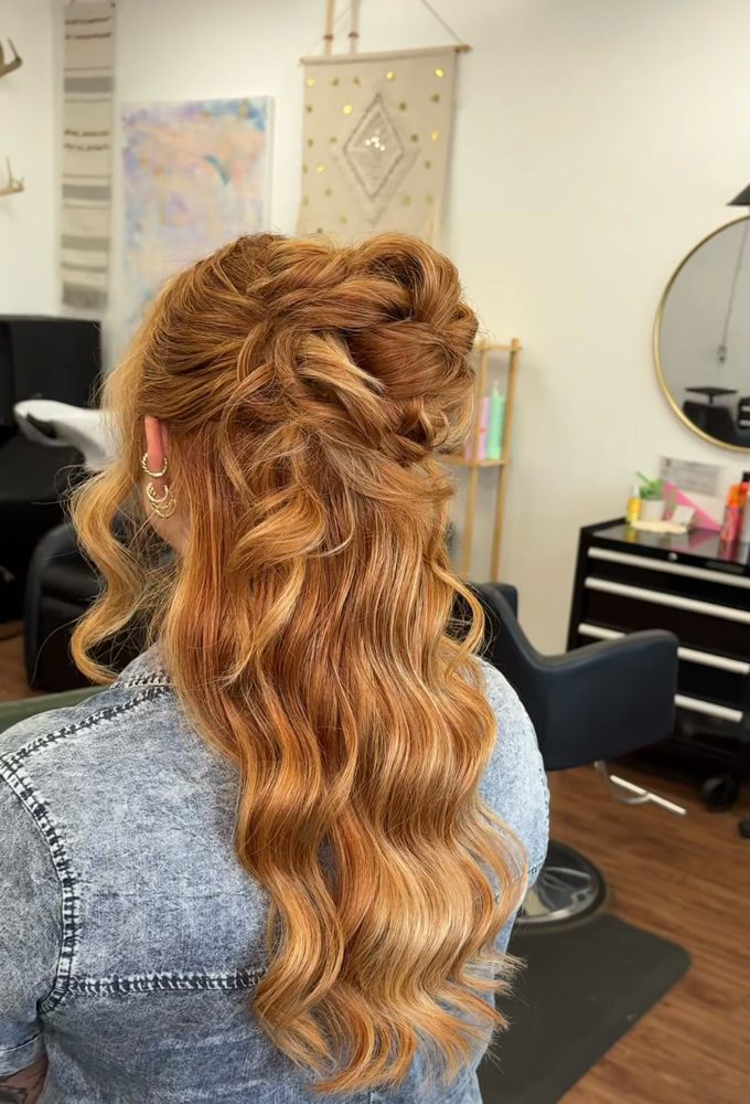 Bridal Trial Hair at Kassidy and Bentley in Scottsboro, AL