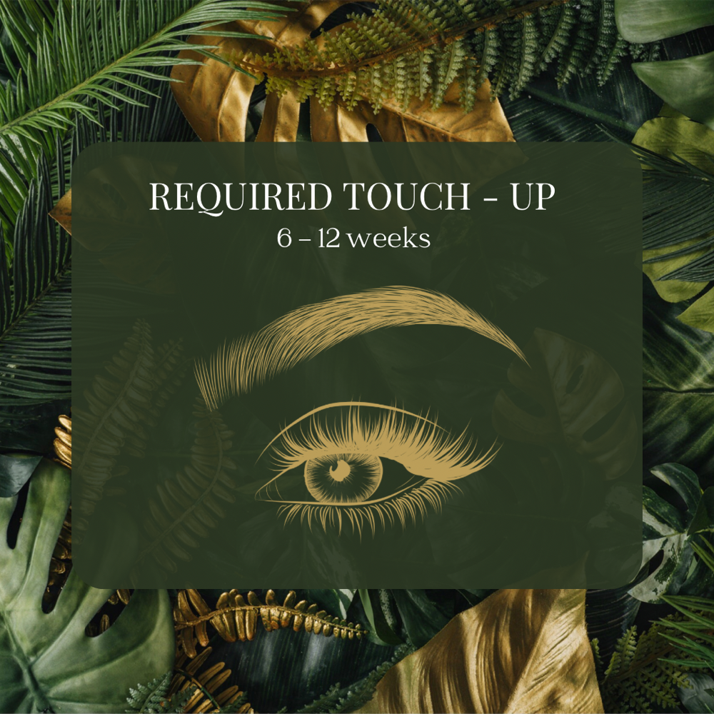 REQUIRED 6-12 WEEK TOUCH-UP