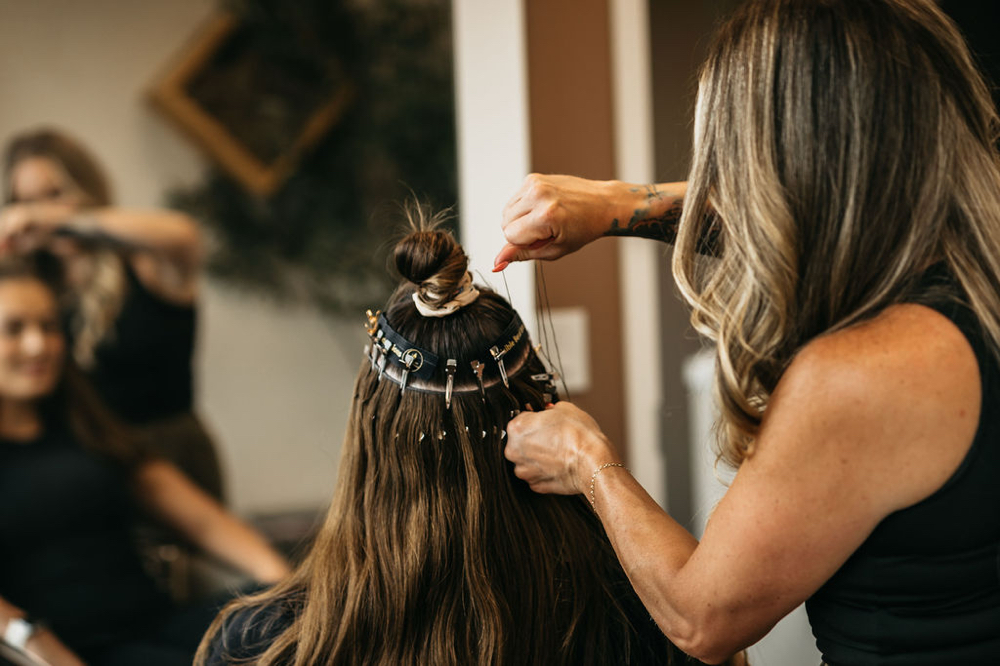 2 Rows of IBE Extensions at Savage Beauty Salon & Extension Bar in Colorado Springs, CO