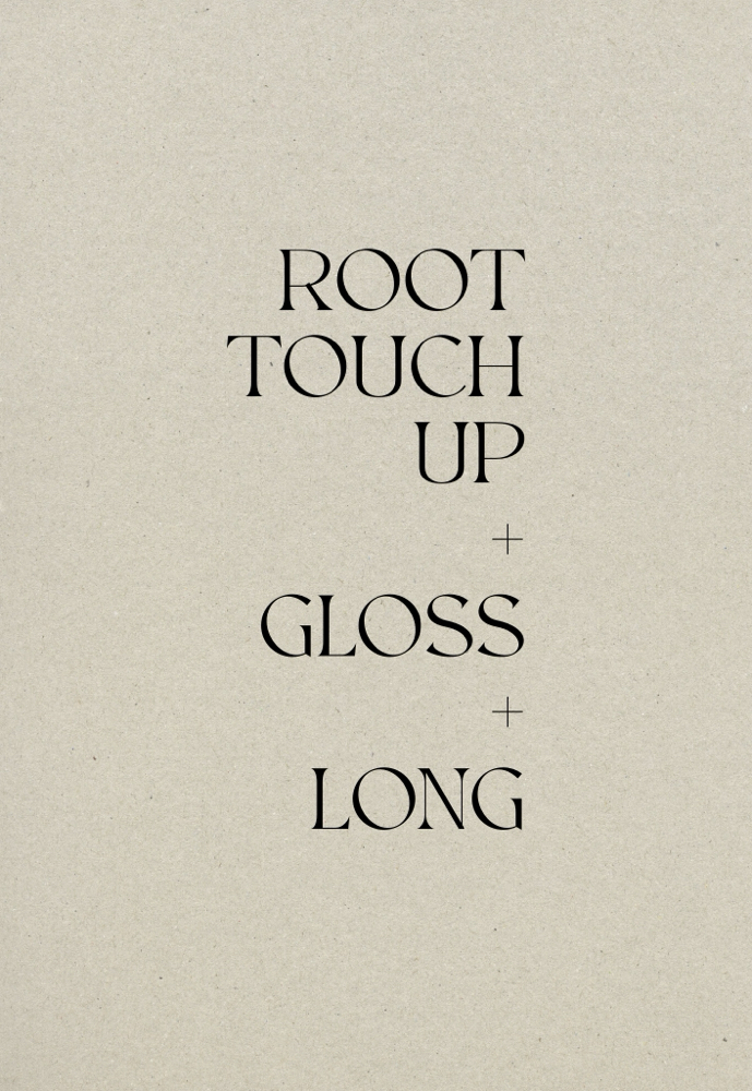 Root Touchup + Gloss + Haircut (L)