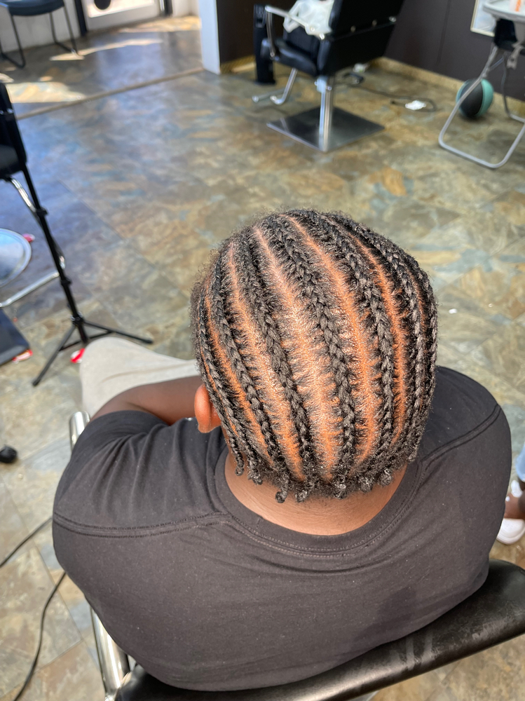 Cornrows 7+ at Driashairstudio in Bedford, TX