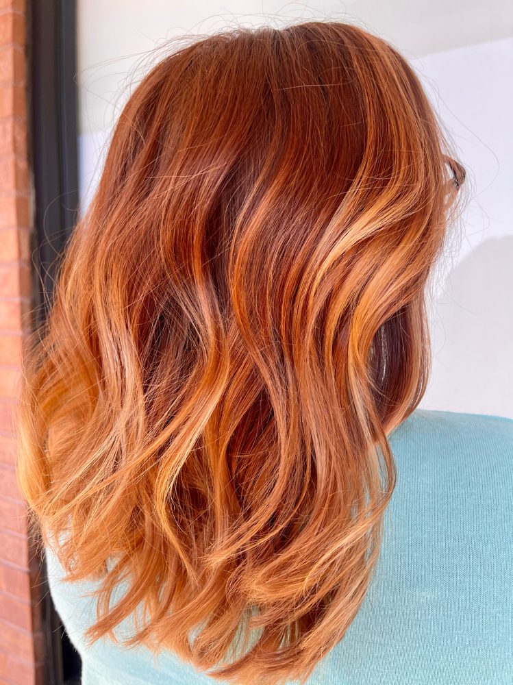 Root Touch Up & Face Frame Balayage