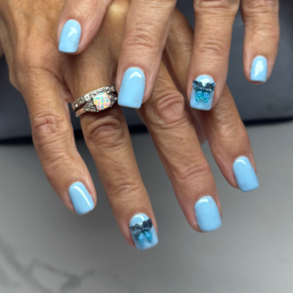 Acrylic Overlay at E-Curve Nails in Wurtsboro, NY