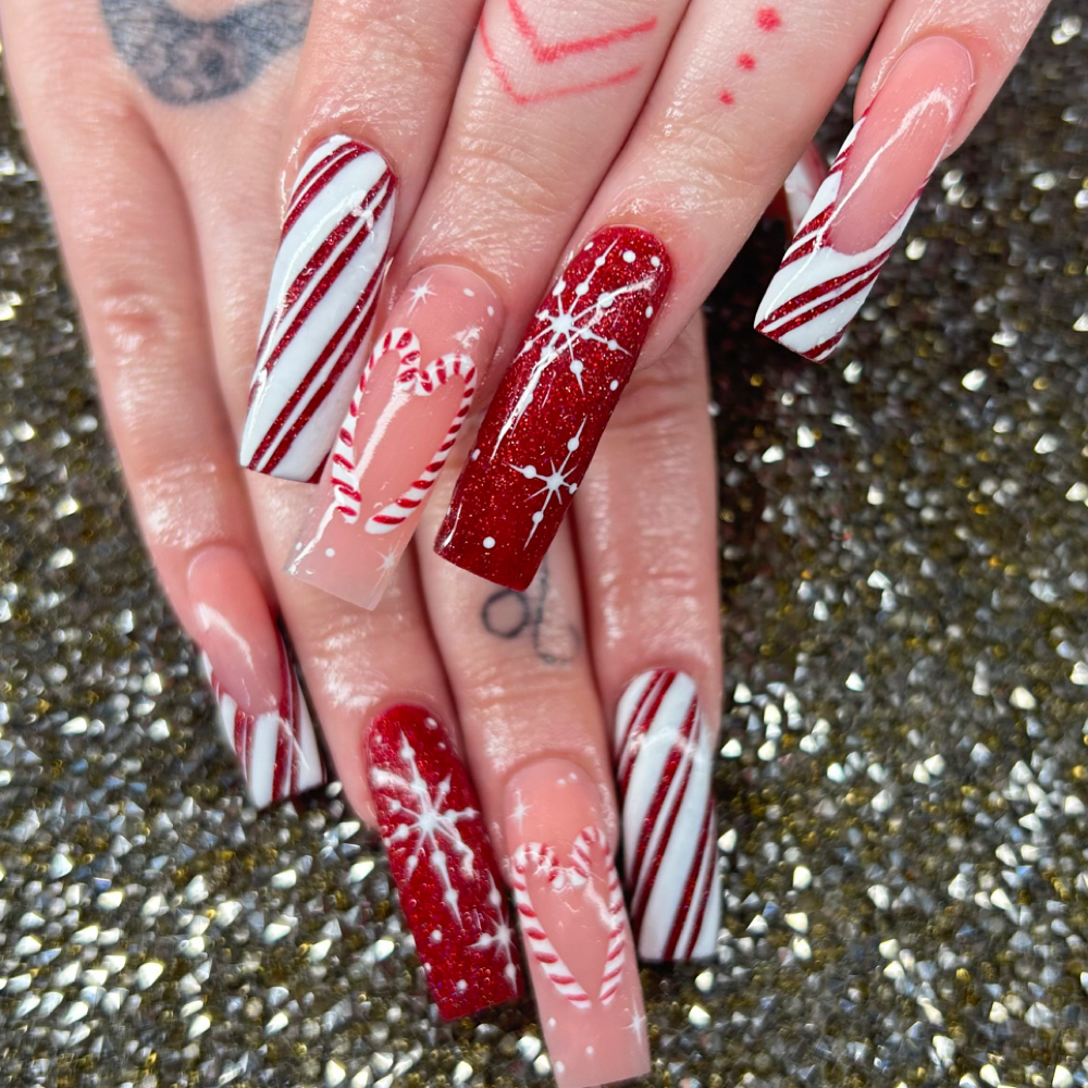 Acrylic Full Set at Nails From The Crypt in Colorado Springs, CO