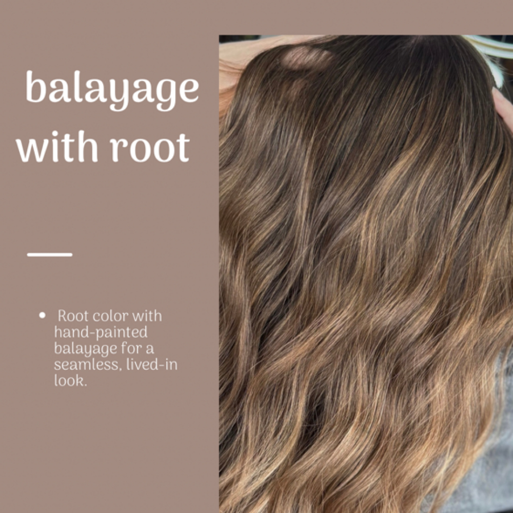 Balayage W/ Root Color at F O I L E D by Bara in Easthampton, MA