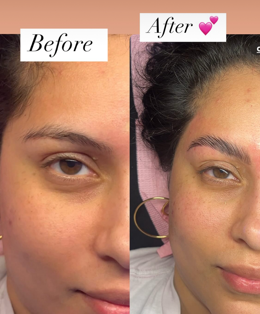 Brow Lamination + tint
