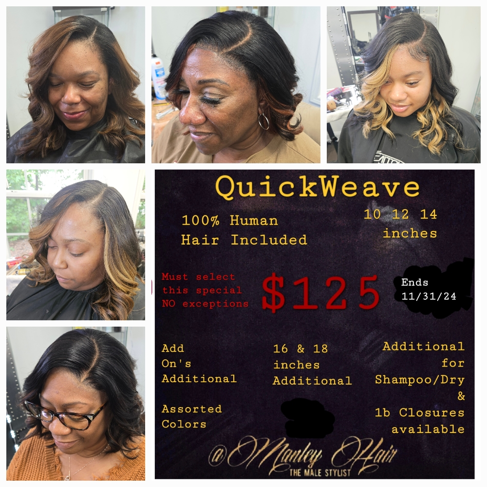 QuickWeave SPECIAL ends 11/31