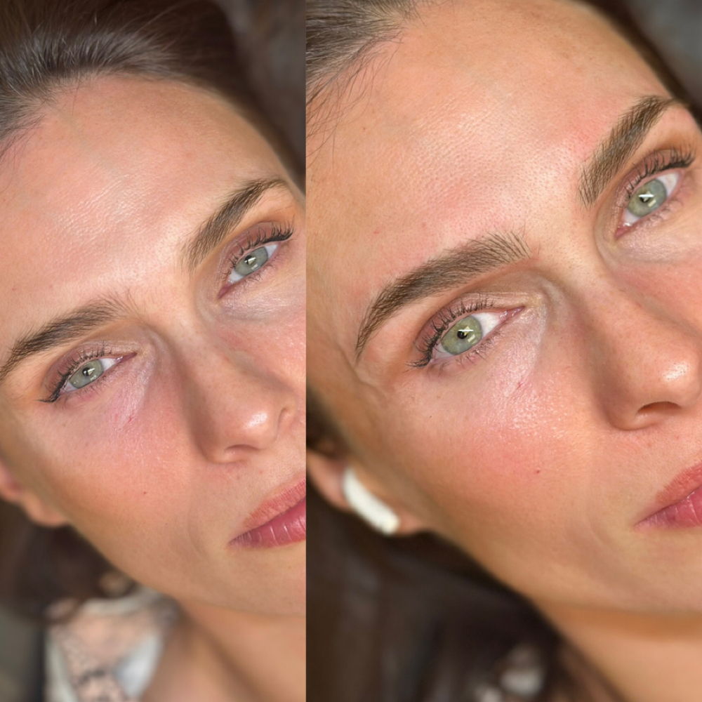 Microblading First Session at The Aesthetic Artisan in Palm Beach Gardens, FL