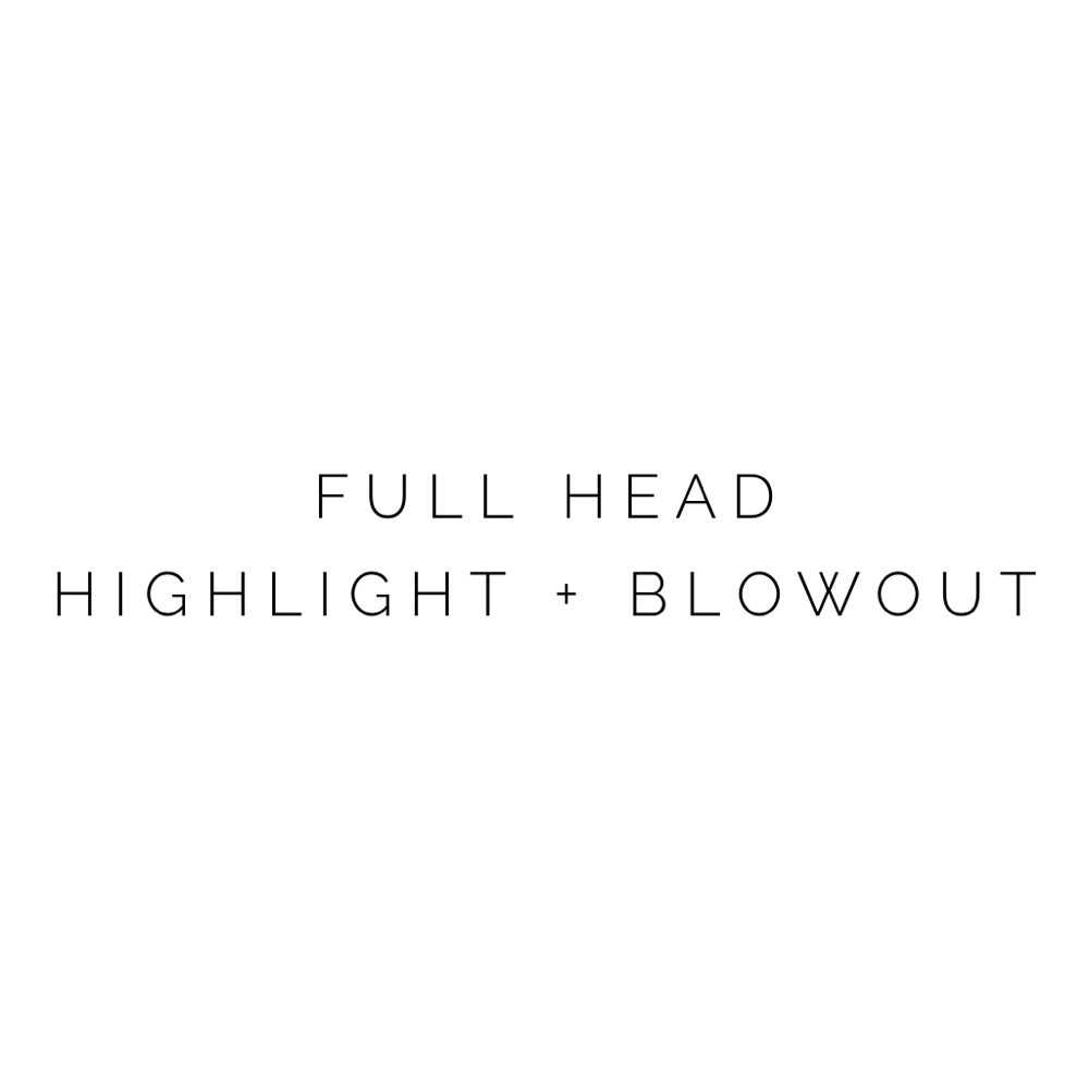 Full Head Highlight + Blowout