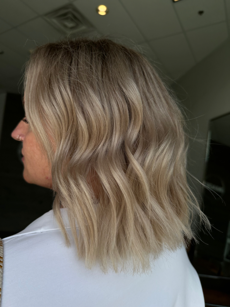 Partial Highlight & Root Smudge