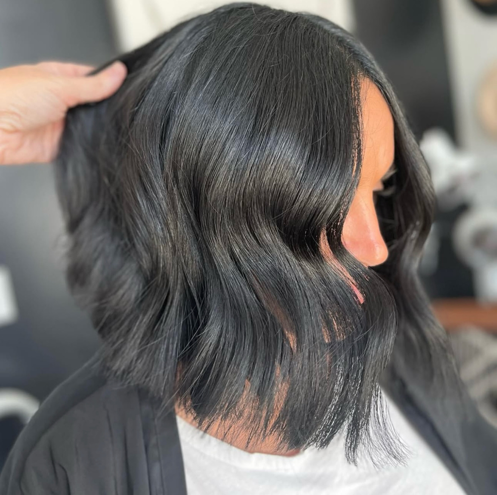 Root color Touch Up + Blowout