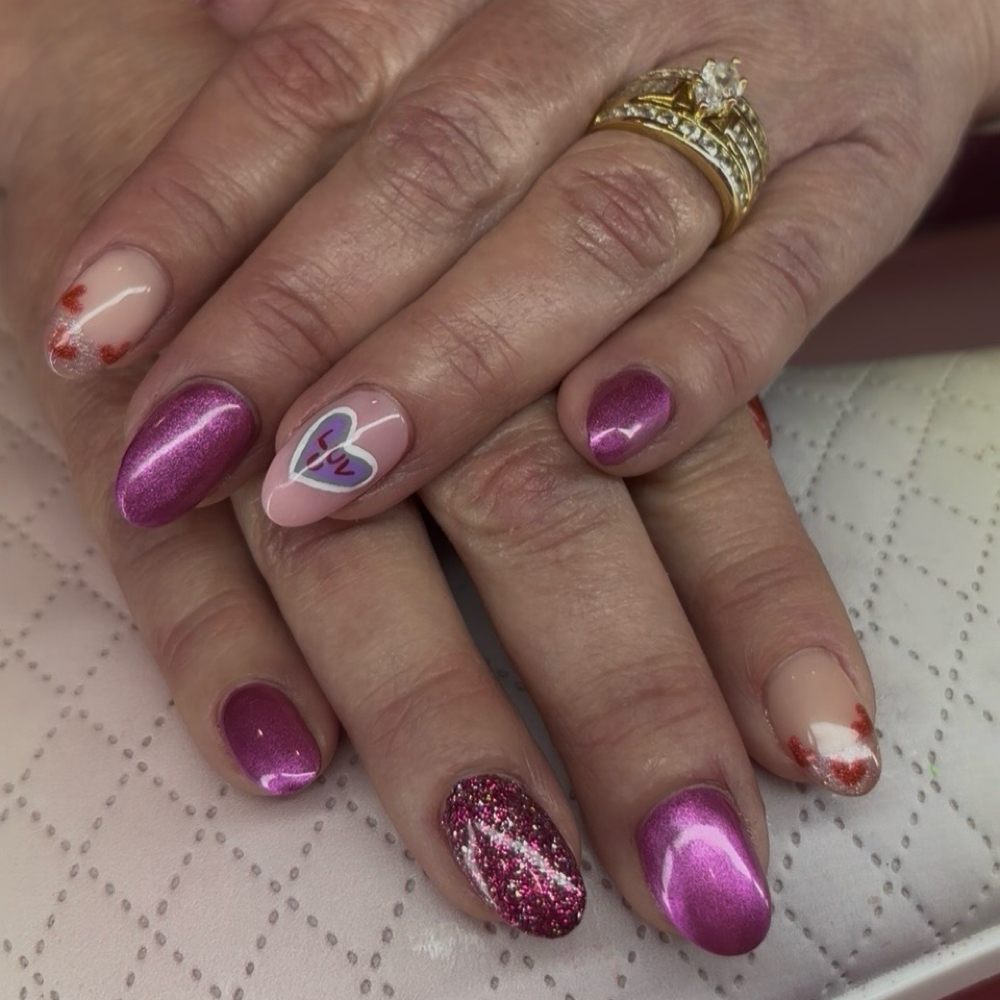 Rubber Base Gel Manicure at Mila Nails Studio by Gaby Milagros in Hollister, MO