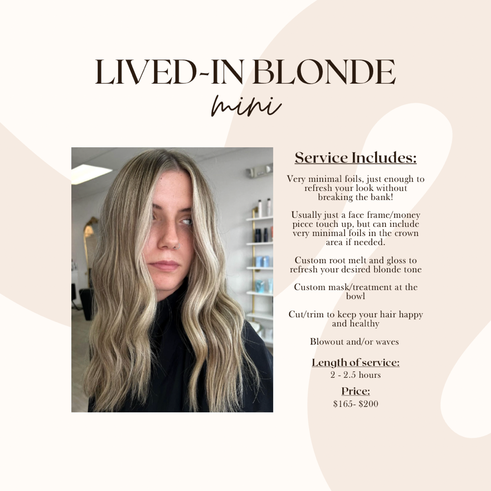 Lived-in blonde (mini)