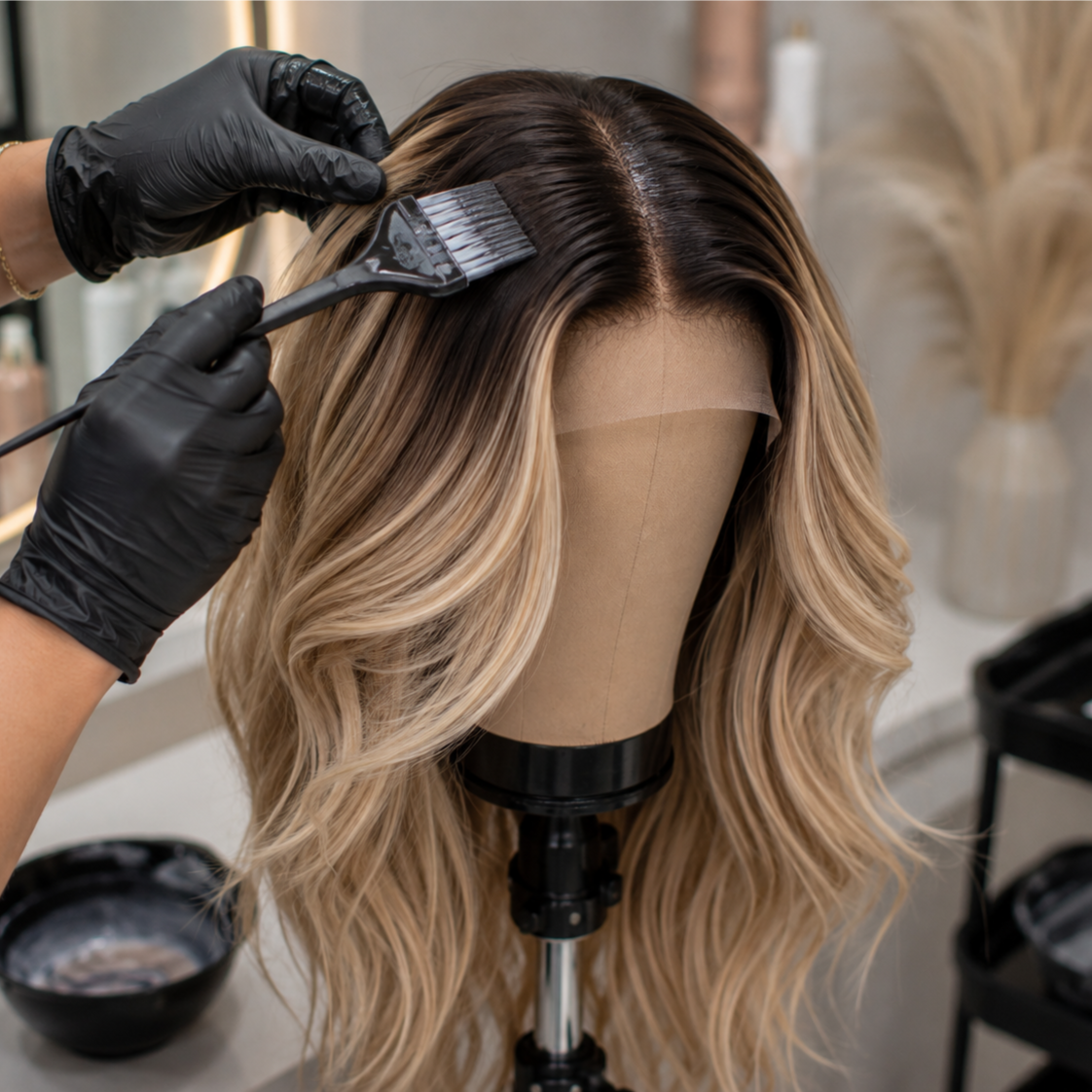 Wig Root Touch Up at Natural Hair Center in Aventura, FL