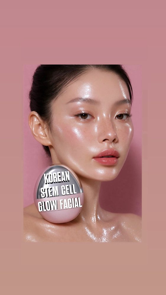 Korean Stem Cell Glow facial