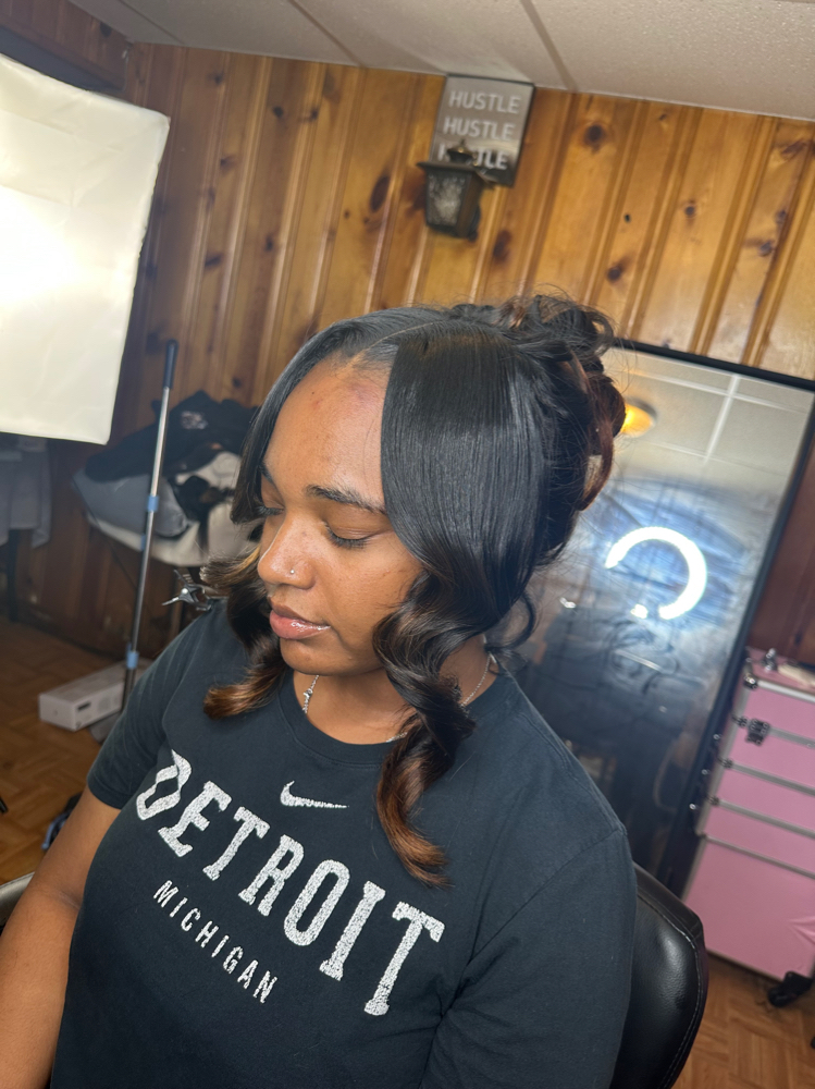 Quick Weave Pin Up/ Up Do
