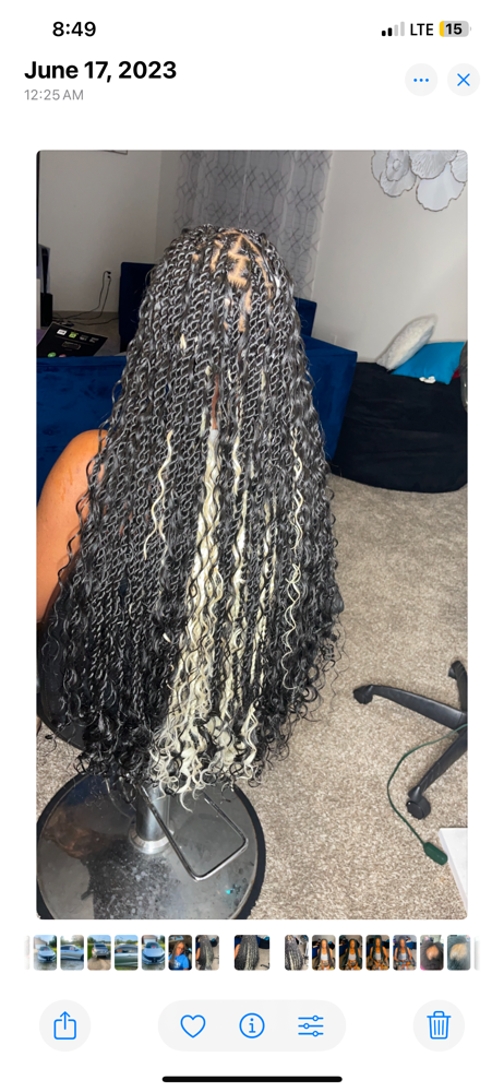 Med Island Twist (Butt Length)