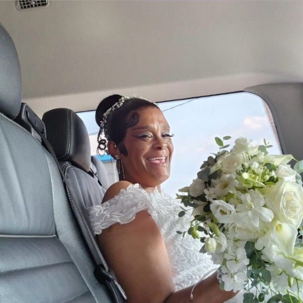Frontal Ponytail - Wedding at Madame Jay Salon in Freeport, NY