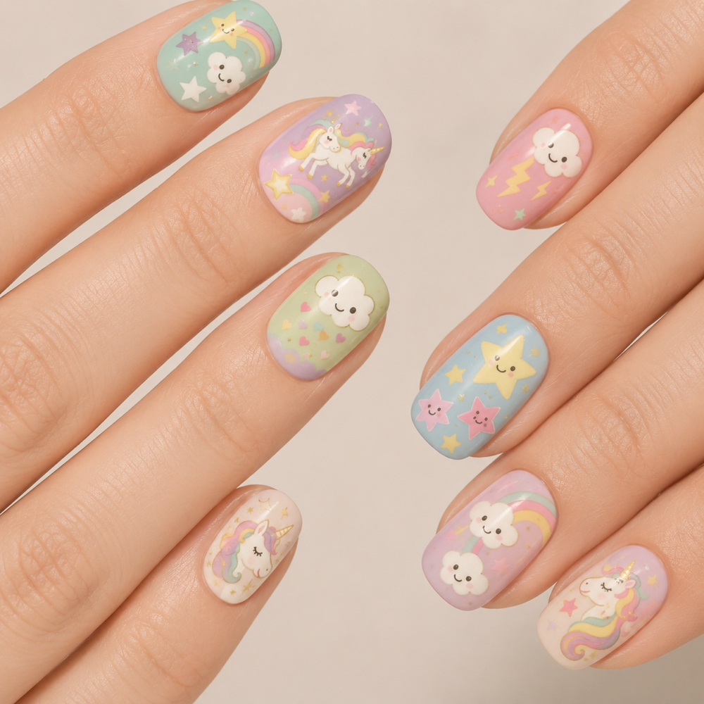 Nail Art - Stickers For Kids at 7 1 8 Beauty Bar in Hoboken, NJ