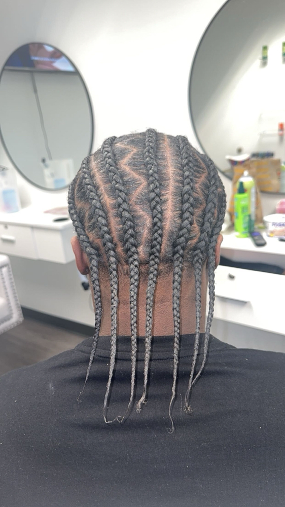 Mens Quick braids With Extension