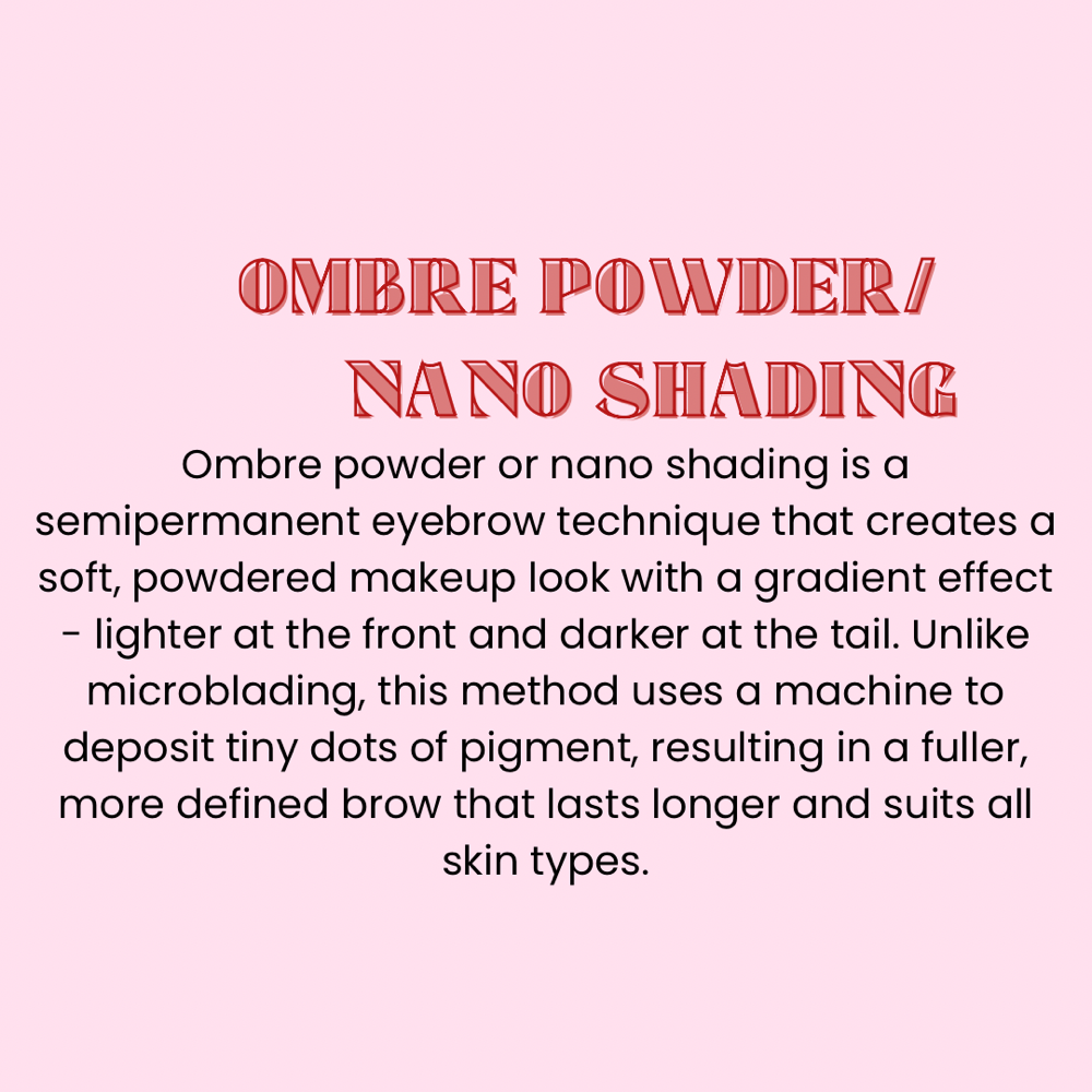 OMBRE POWDER/ NANO SHADING