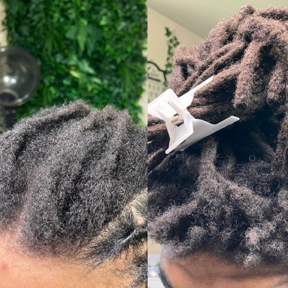 Crocheted Retwist at The LOX Spot in Buffalo, NY