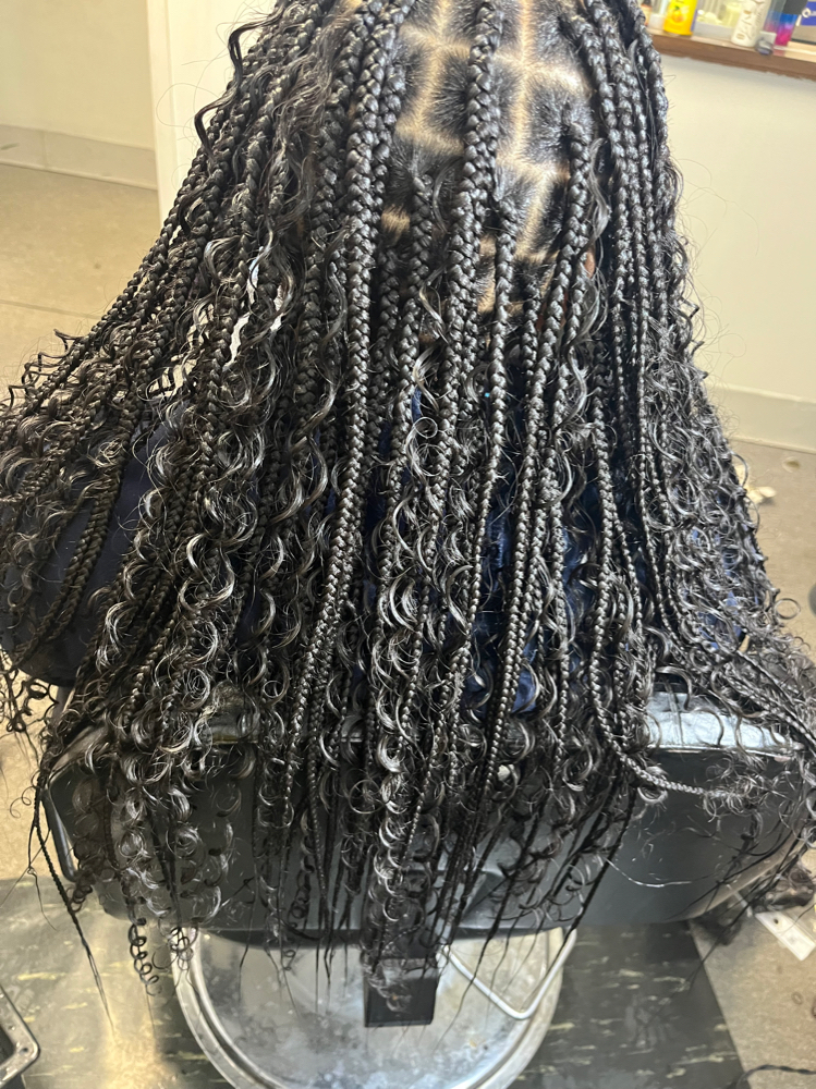 Knotless w/ Curls