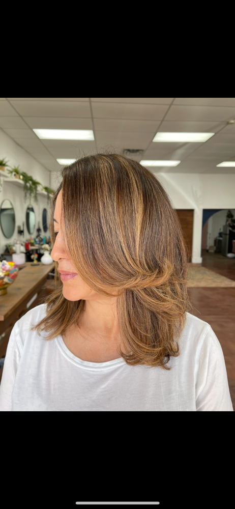 Balayage (Short) at CosbyNoelia in Dallas, TX