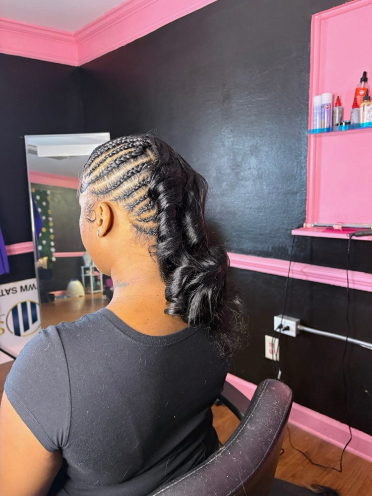 Medium braided Qw at DEMOSHAY STYLES 💅🏾 in Memphis, TN