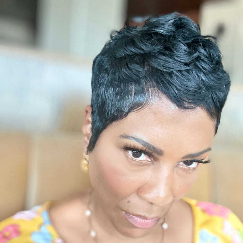 Relaxer Touch-Up / Style at Rhonda's Diamond Dust Beauty Lounge in Temecula, CA