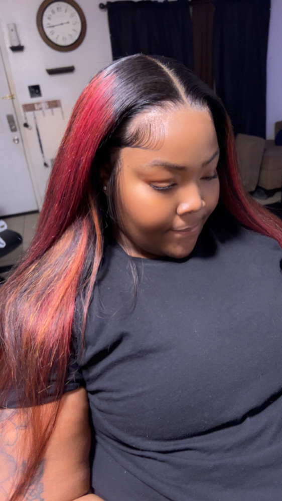 Frontal sew in