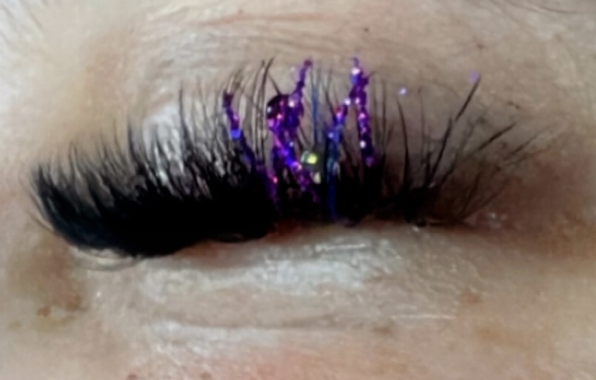 Vibrant Colored Lash Extensions