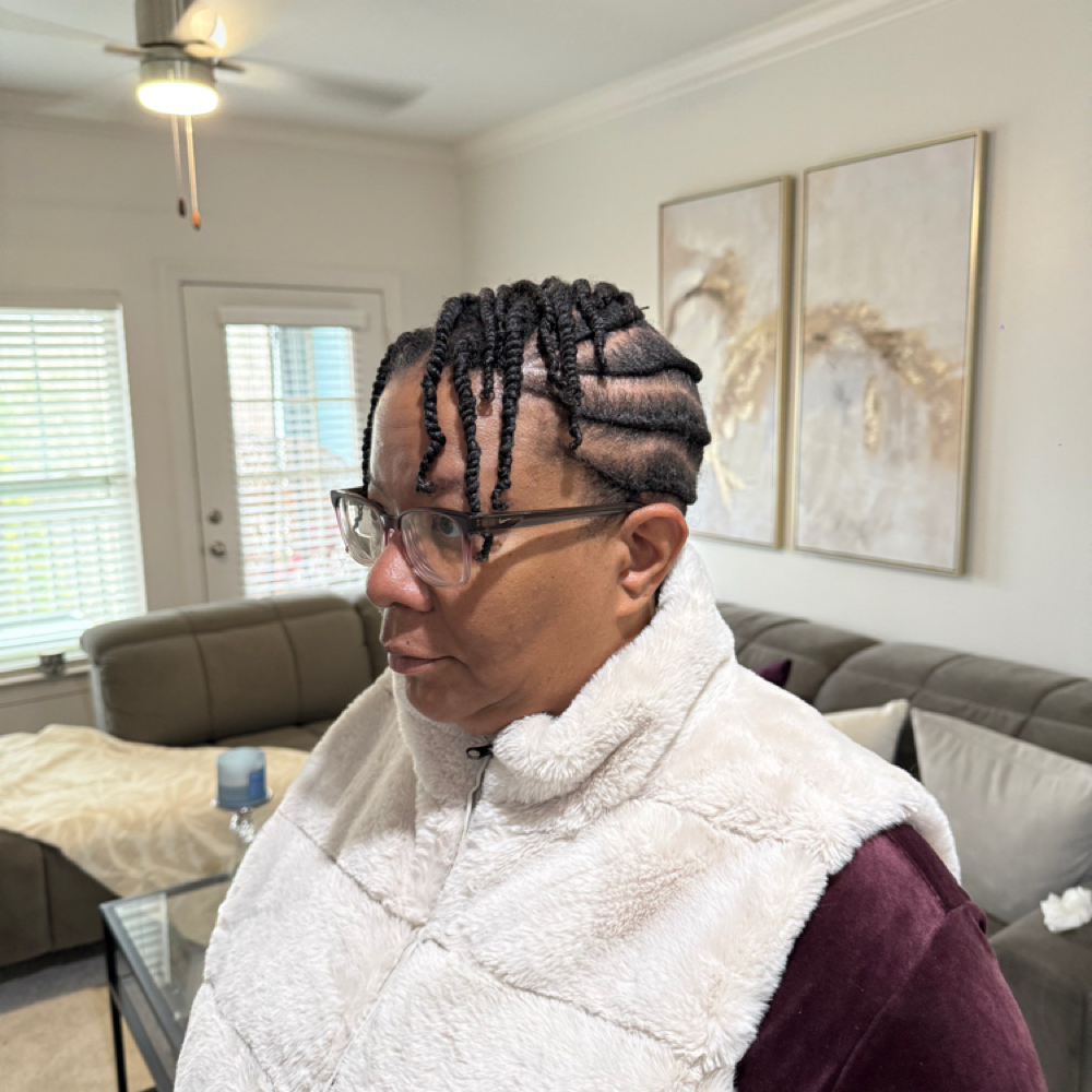 Natural Hair Braid/Twist Style