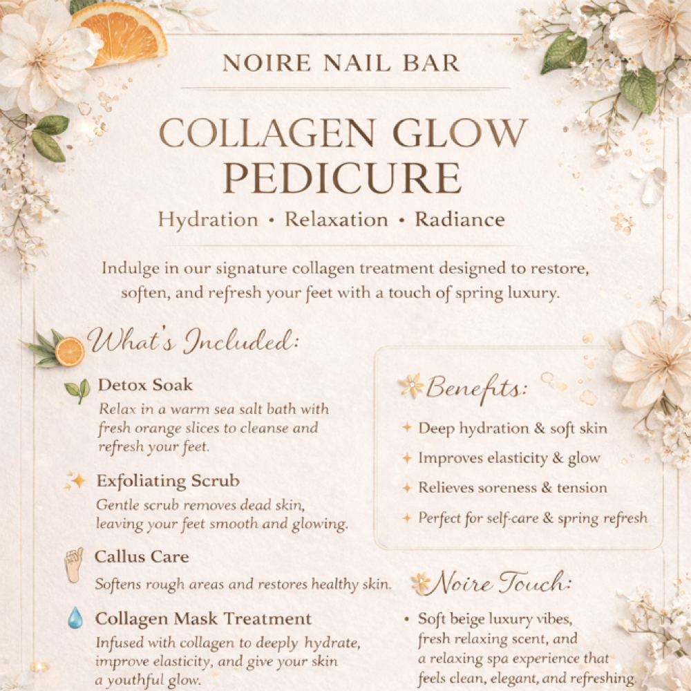 Collagen Pedicure at Noire Nail Bar in Atlanta, GA