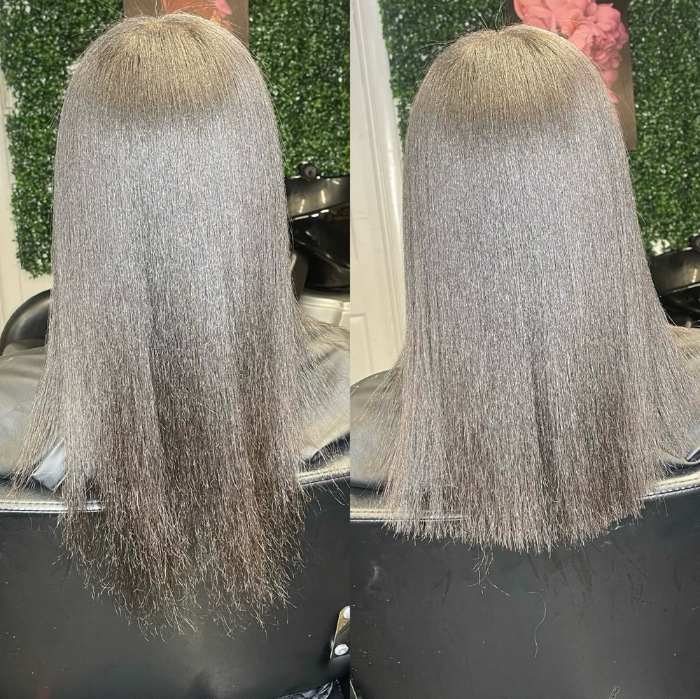 Silk Press at Five Starr Hair Studio in Nashville, TN