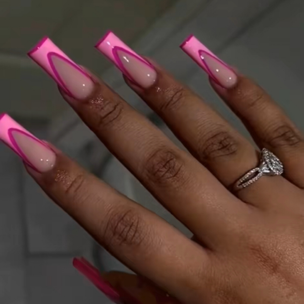 Long Regular Nails at Beyond  Nails in Queens, NY
