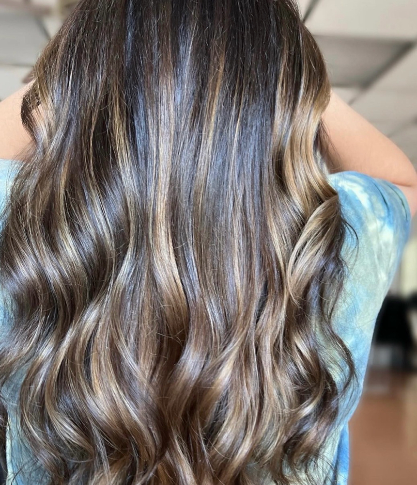 Full HL, Single, Glaze, & Blowdry