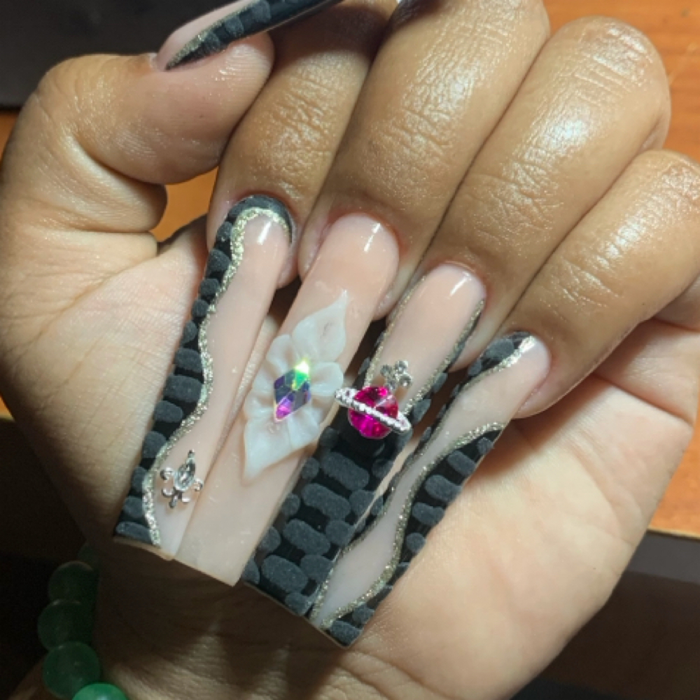 XXl Acrylic Full Set at NailedXJanelle in Lubbock, TX