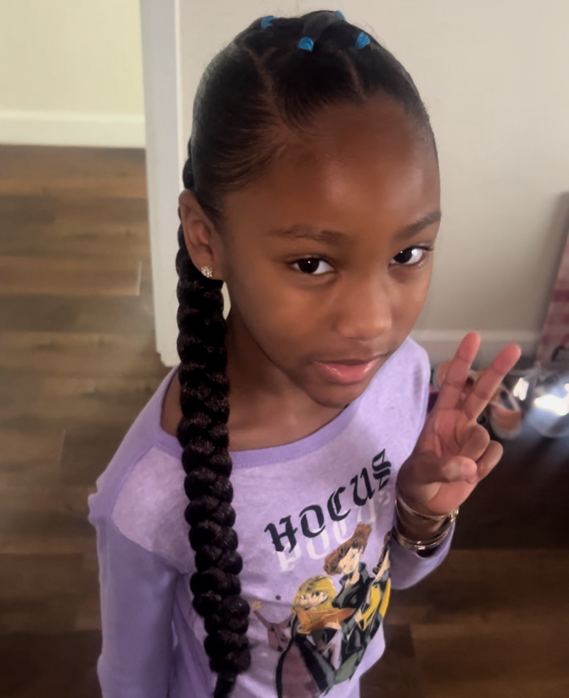 Girl’s Braid Ponytail (12&under)