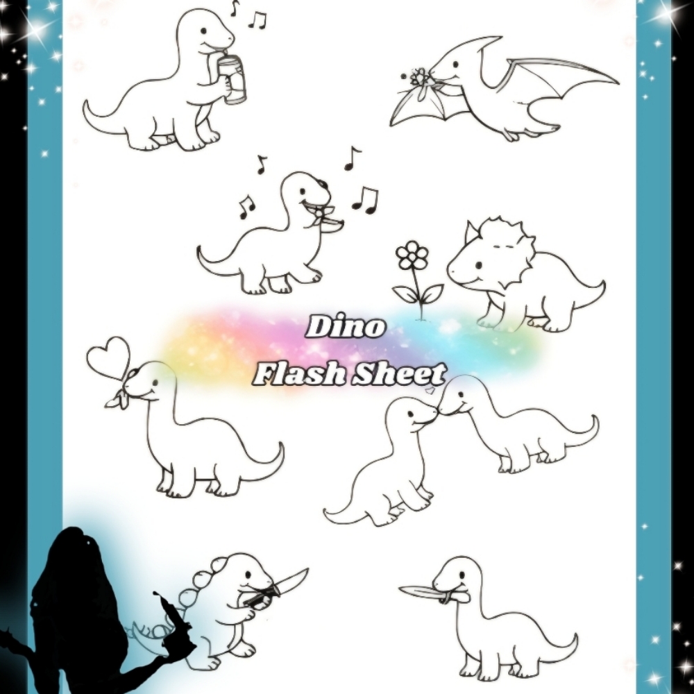 Mini Dino Tattoo at Classic Brows By Shay in Reno, NV